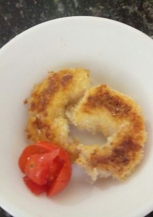 Una foto de Langostinos con empanizado diferente al horno