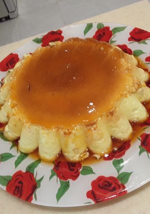 صورة لوصفة كريم بالكراميل في الفرن 😍🍮