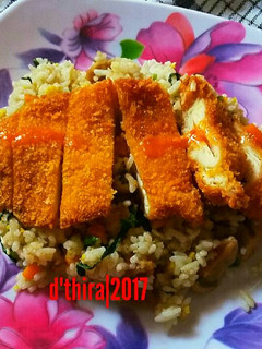 Foto resep Nasi Goreng Hongkong Katsu ala thira