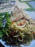 Pasta y vegetales