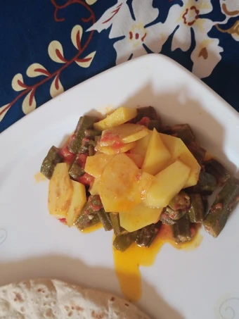 Easy Way Make Fry aloo bhindi which Delicious