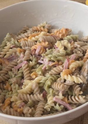 Une photo de Pâtes à la carbonara