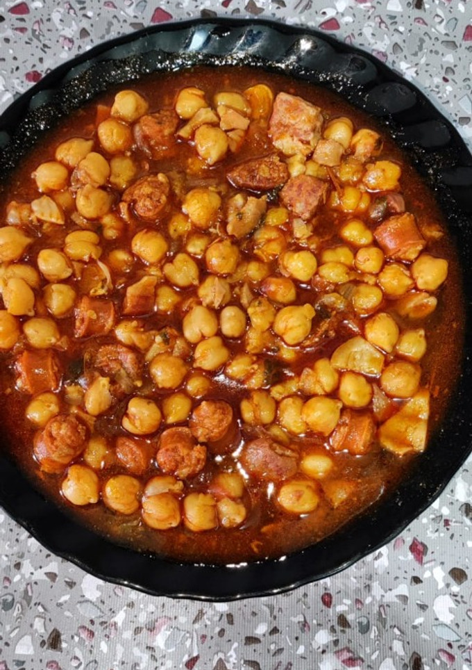 Una foto de Callos con garbanzos o menudo en Olla GM D