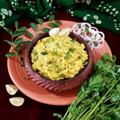 A picture of Maharashtrian Pithala.