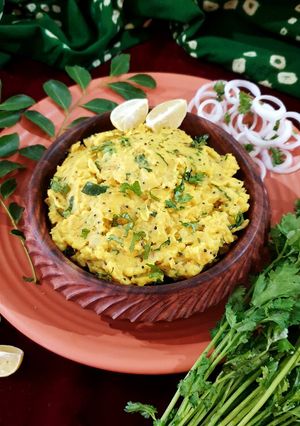 A picture of Maharashtrian Pithala.