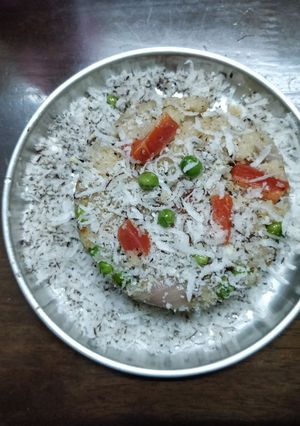 A picture of Coconut upma.