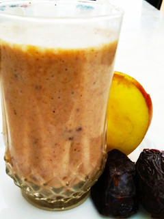 A picture of Dates and Apple shake.