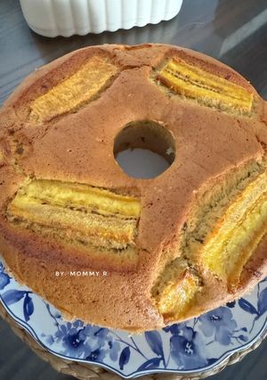 Foto resep Cake Pisang Panggang Ekonomis (3 telur) Lembut