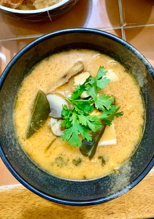 A picture of Chicken and Seafood Tom Yum.