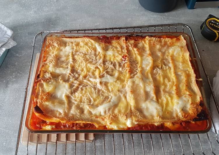 Steps to Prepare Homemade Meaty Lasagne