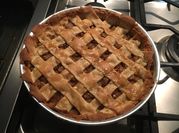 Una foto de kuchen manzana