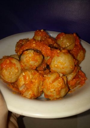 Foto resep Bakso goreng mercon