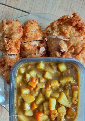 Foto resep Chicken katsu curry sederhana ala mom afnan
