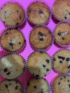 Una foto de Muffins de Banana y Chips de Chocolate