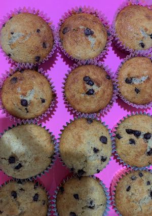 Una foto de Muffins de Banana y Chips de Chocolate