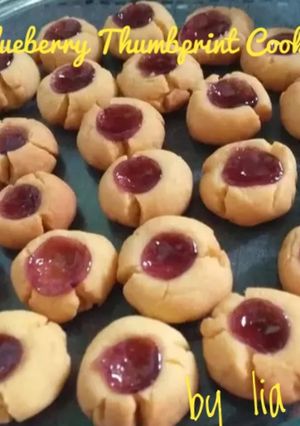 Foto resep Blueberry Thumbprint Cookies Ekonomis