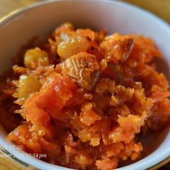 Creamy gajar halwa A picture of Creamy gajar halwa.