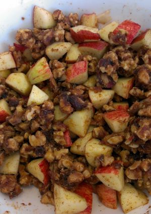 A picture of Cinnamon Walnut Apple Treats.