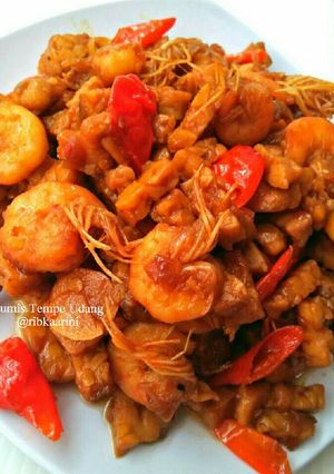 Foto resep Oseng Tempe Udang, kilat, no msg