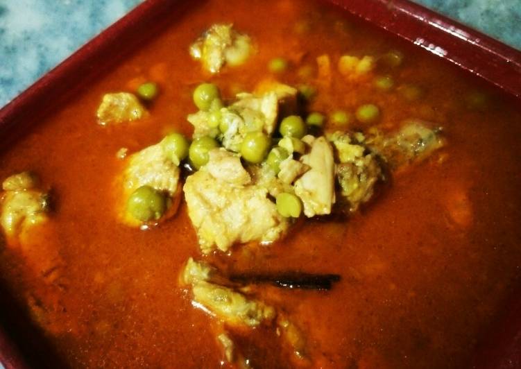 Recipe of Speedy Matar Chicken 🍲