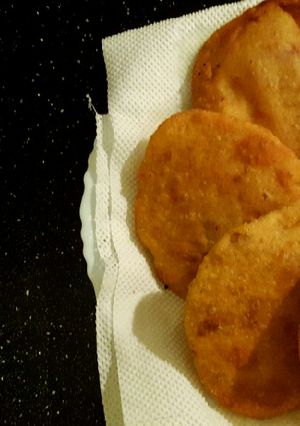 A picture of Potato stuffed Puff Pastry ☺.