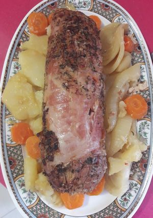 Una foto de Solomillo al horno