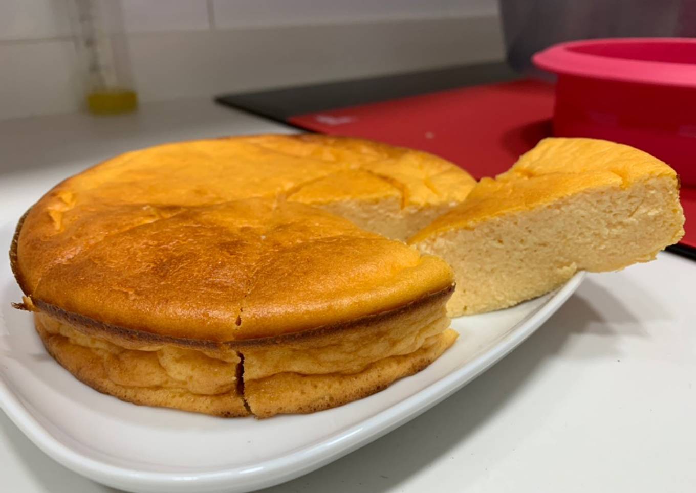 Cheesecake de papaya ligera y saludable