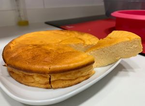 Foto principal de Cheesecake de papaya ligera y saludable