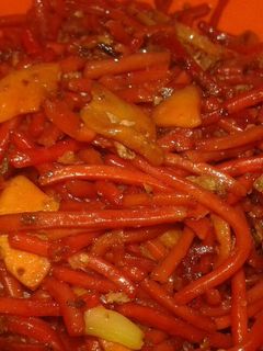 Foto resep Mie Goreng Merah (Mie Yamin) khas Banjarmasin #herlinwidodo
