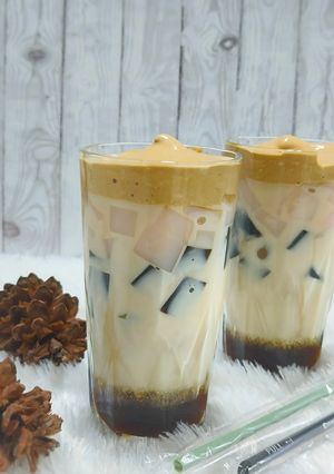 Foto resep Cincau Brown Sugar Dalgona