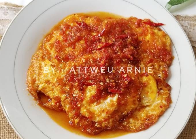 Resep telor balado asam manis pedas