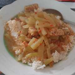 รูปของ Sambal Goreng Manisa (Labu siam) & Tempe