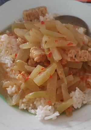 Foto resep Sambal Goreng Manisa (Labu siam) & Tempe