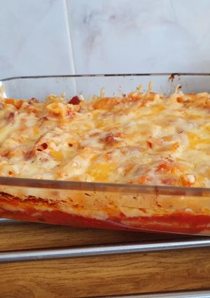 Foto principal de Macarrones con queso al horno