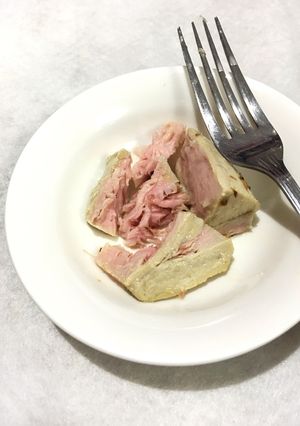 A picture of Olive Oil Poached Tuna (Tuna Confit).