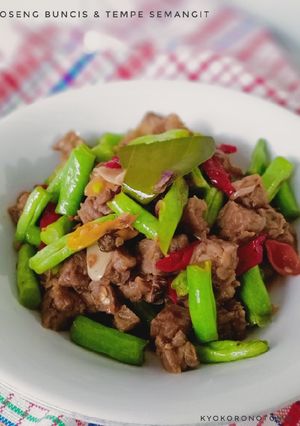 Foto resep Oseng buncis tempe semangit
