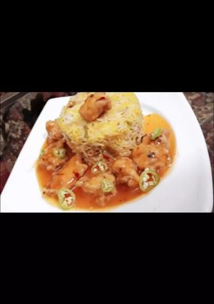 A picture of Chinese Rice & machrine.