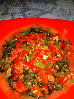 Foto resep Tumis kangkung pedas