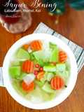 Sayur Bening Labu Siam, Wortel & Kol