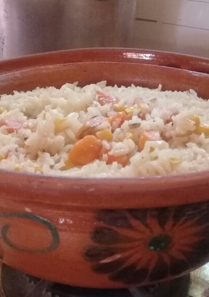 Una foto de Arroz blanco 🍚