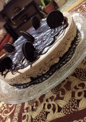 صورة لوصفة طريقة عمل تشيز كيك الاوريو البارد