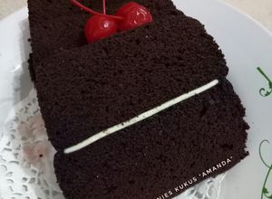 Foto resep Brownies Kukus Keju Slice ala "amanda"
