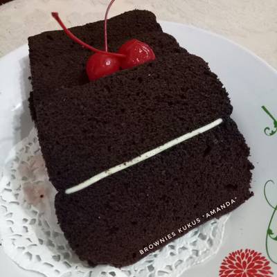 Resep Brownies Kukus Keju Slice Ala Amanda Oleh Rizka Cookpad