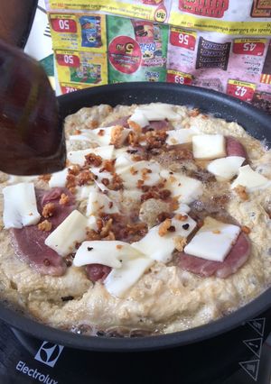 รูปของ Omelette with meat and cheese Keto
