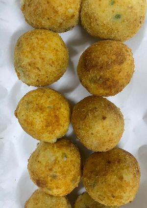 صورة لوصفة كرات البطاطس