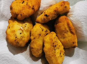 Una foto de Nuggets de pollo caseras