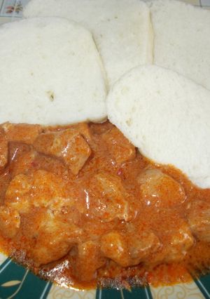Erdélyi sertéstokány, knédlivel recept fotója