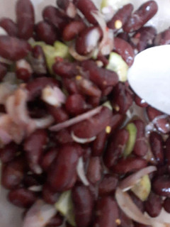 A picture of Beans Salad.