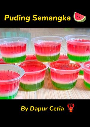 Foto resep Puding Semangka Cup