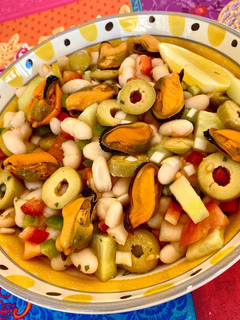 Una foto de Salpicón de Alubias y Mejillones